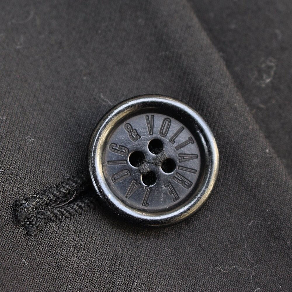 Zadig & Voltaire - Women's Encrusted Skull Blazer in Black + Blue Skull, Large - Picture 8 of 14